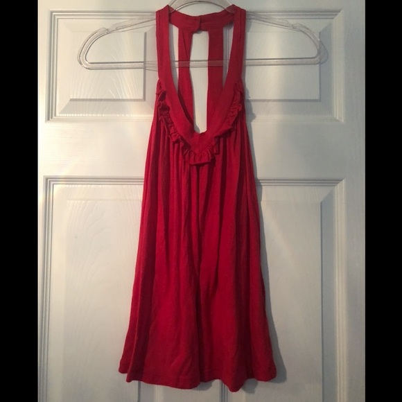 Splendid red flowy tank top - Picture 1 of 5